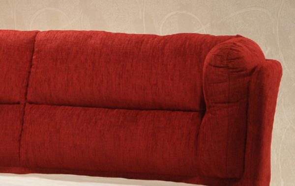 Faux Leather Bed LB1145 - RED